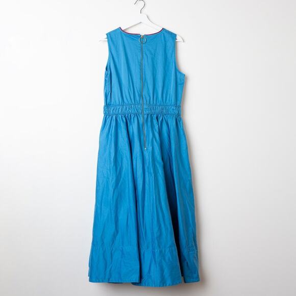 Roksanda Collective Blue Midi Dress (Size 10) - Picture 3 of 10